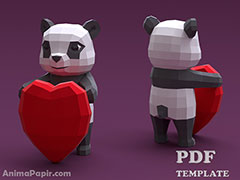 Панда с сердцем